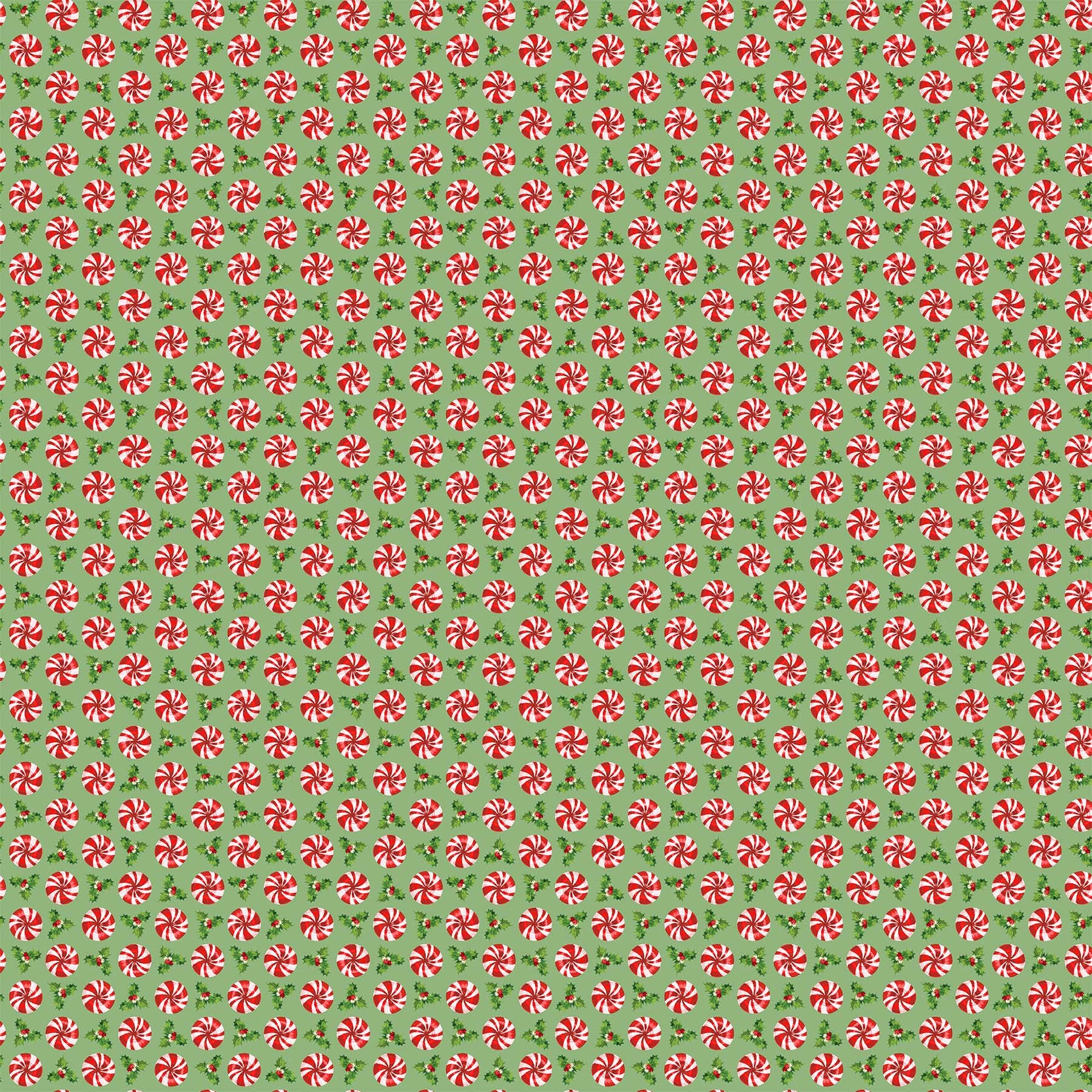Peppermint Candy - Candy Grid - Green Multi