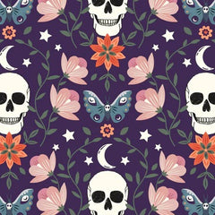 Spellbound - Skull Damask