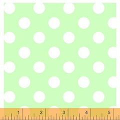 Windham Basics Pastels: Green Big Dot