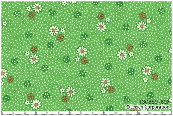 Old New Fabric Collection 30's - Green