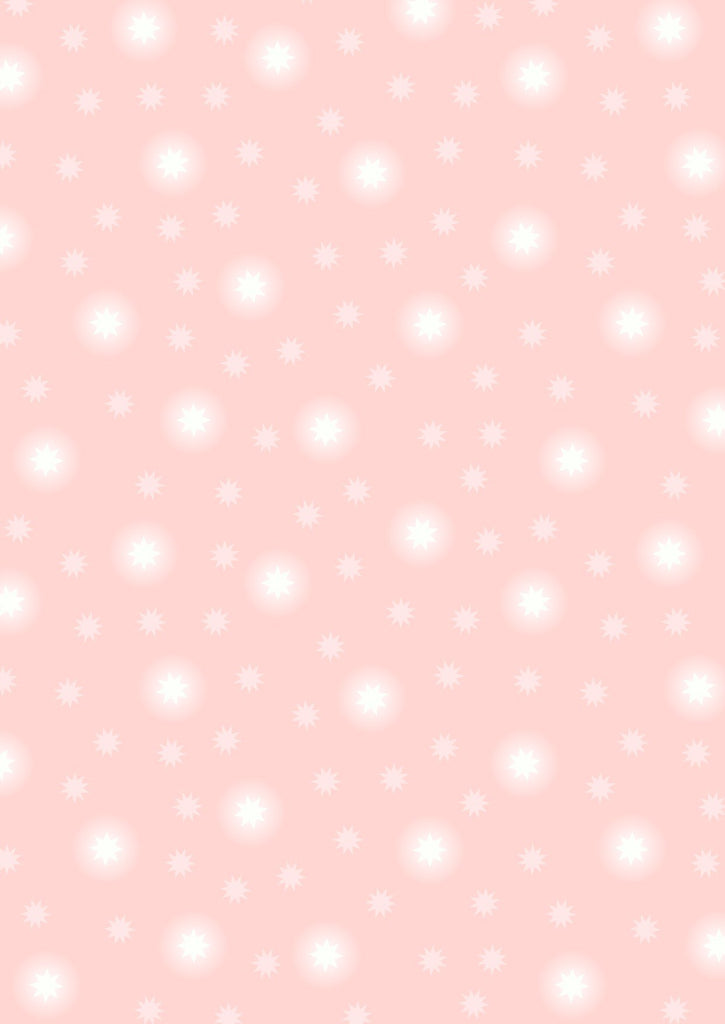 Glow in the Dark - Starry Sky - Pale Pink - Fat Eighth