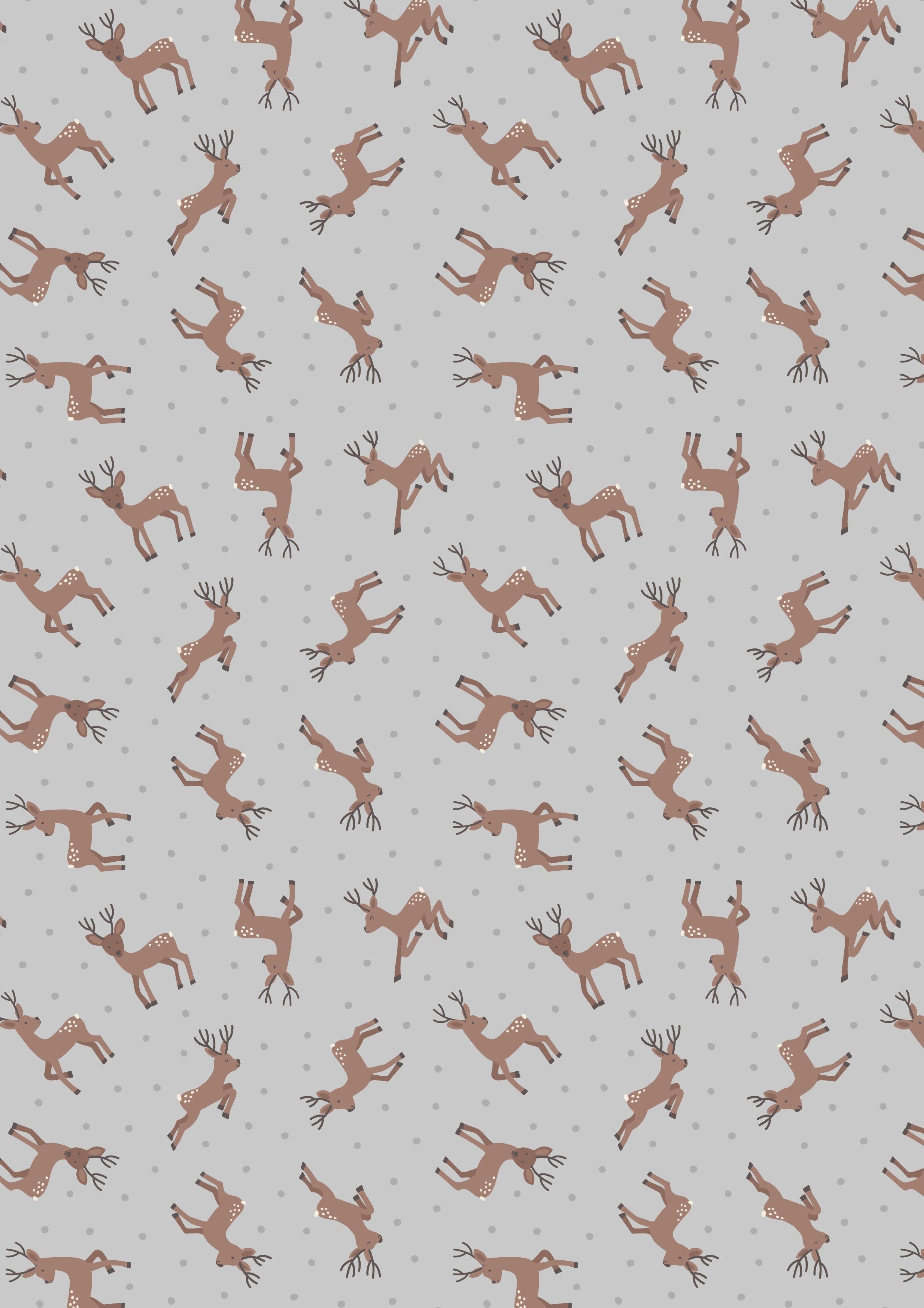 Deer (Reindeer)- Grey-Fat Eighth