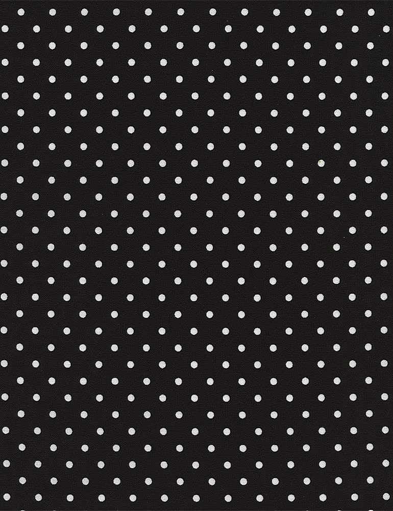 Home Is Where The Honey Is - White Polka Dots - Black