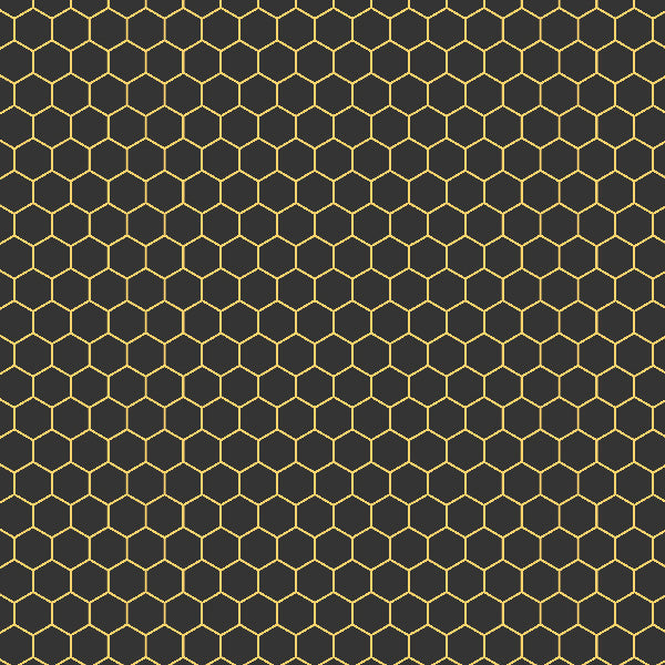 Honeycomb in Black and Honey