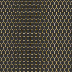 Honeycomb in Black and Honey