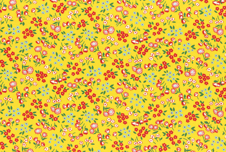 New Fabric Collection 30's - Yellow - Fat Eighth