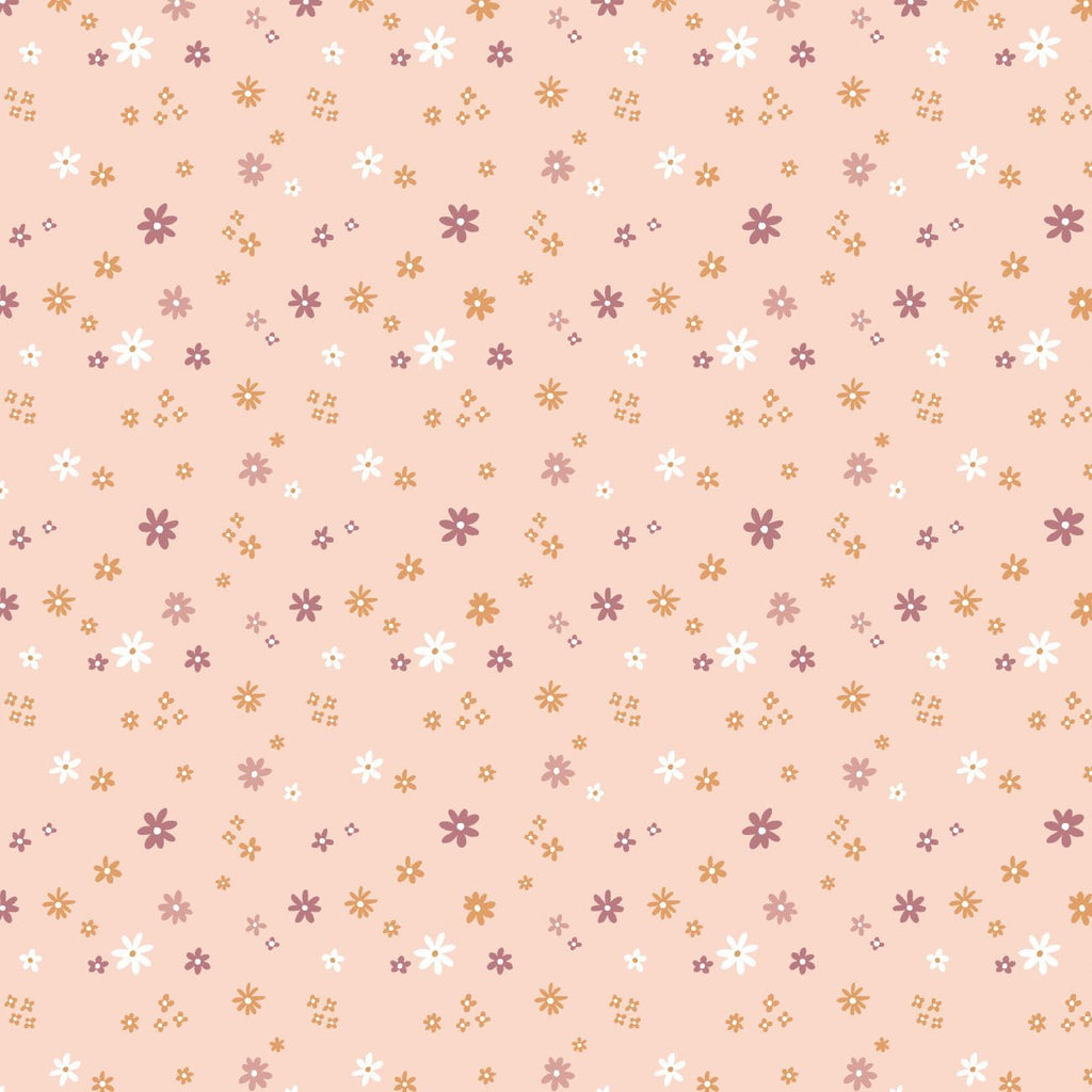 Smitten Kittens - Serene Flowers on Pink
