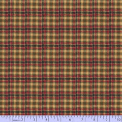 2 Sided Woven Flannel - Maple Lake Plaid - Red and Gold