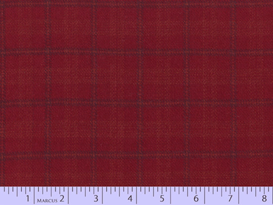 2 Sided Woven Flannel - Lumber Jack Plaid - Montgomery Red