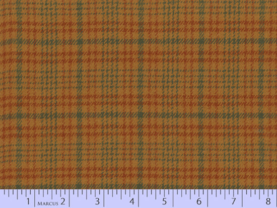 2 Sided Woven Flannel - Lumber Jack Plaid - Galloway Russet