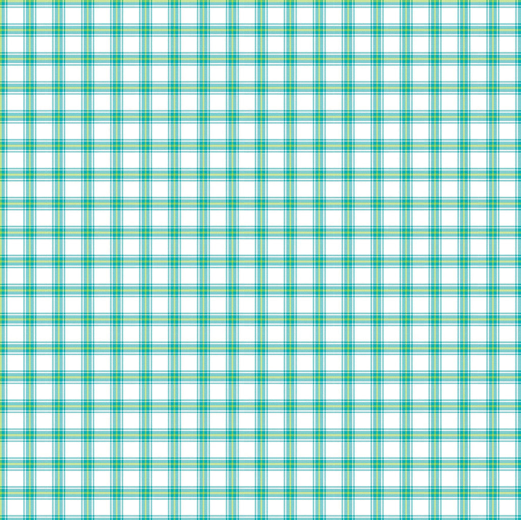 Piccadilly Plaids - Turquoise - Small Plaid