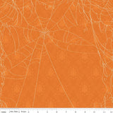 Witch Hazel - Web - Orange - Fat Quarter