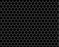 Honeycomb in Black and Grey
