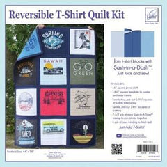 Reversible T-Shirt Quilt Kit - Navy