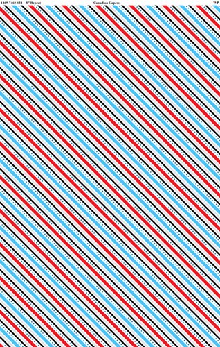 Canadianisms - Stripe - Aqua